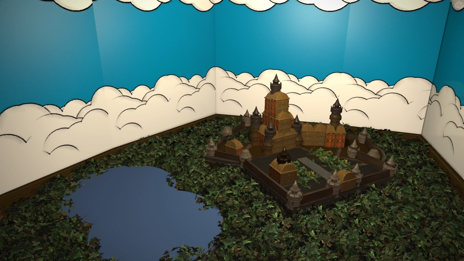 中世のお城の模型 Housing Snap